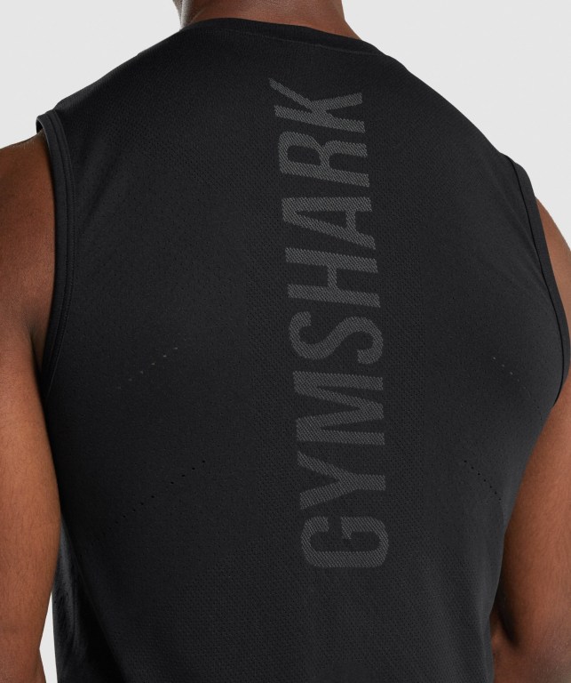 Tank Top Gymshark Apex Hombre Negros | 43MlXeq1gPO