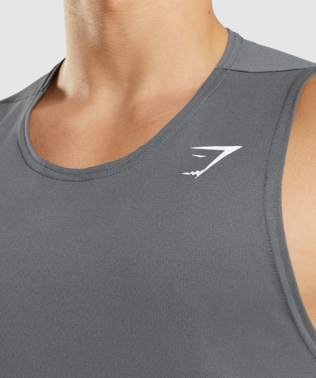 Tank Top Gymshark Arrival Hombre Grises | DHarzu5wtV8