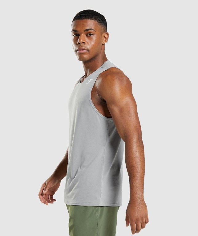 Tank Top Gymshark Arrival Hombre Grises | XXYGwuc78yY