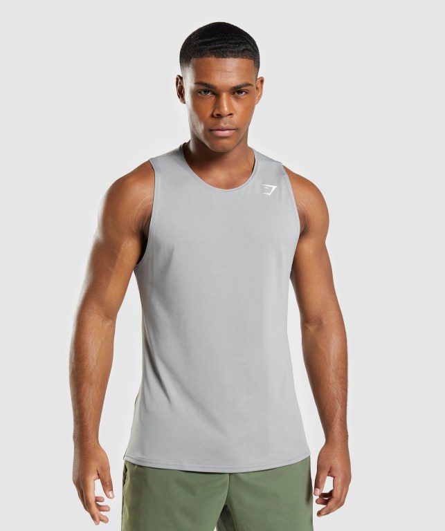 Tank Top Gymshark Arrival Hombre Grises | XXYGwuc78yY