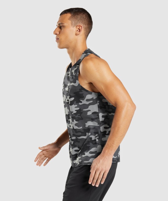 Tank Top Gymshark Arrival Hombre Grises | sNYHOCsWqAr