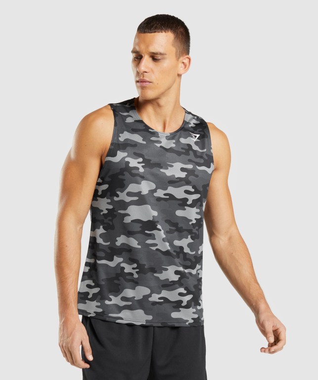 Tank Top Gymshark Arrival Hombre Grises | sNYHOCsWqAr