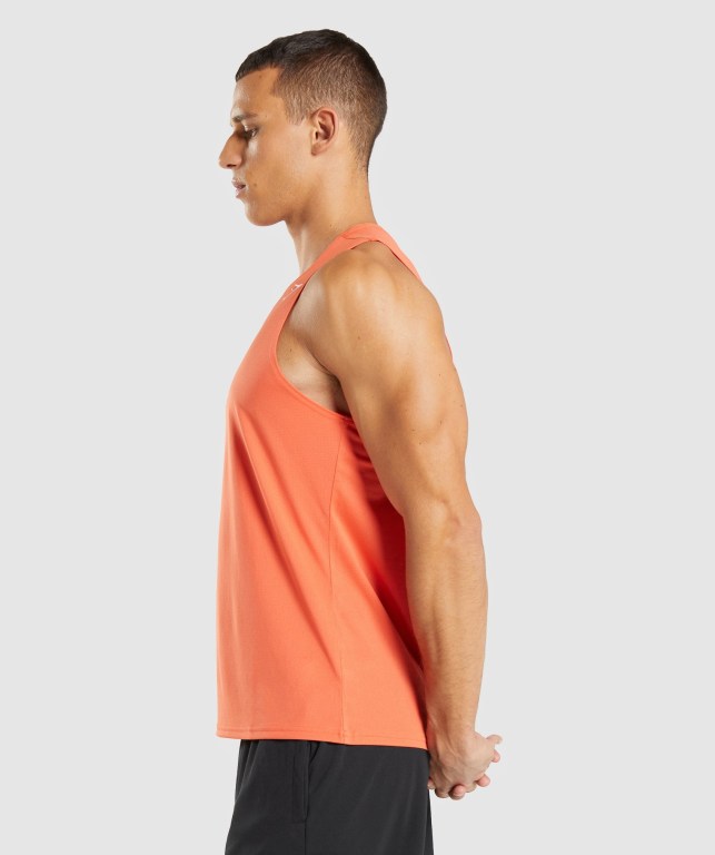 Tank Top Gymshark Arrival Hombre Naranjas | N5xKXTQqOzL