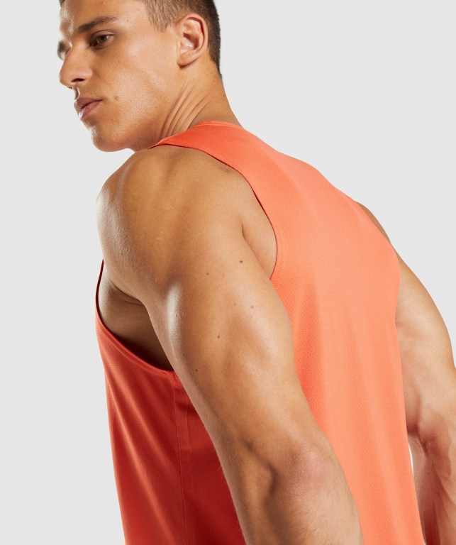 Tank Top Gymshark Arrival Hombre Naranjas | N5xKXTQqOzL