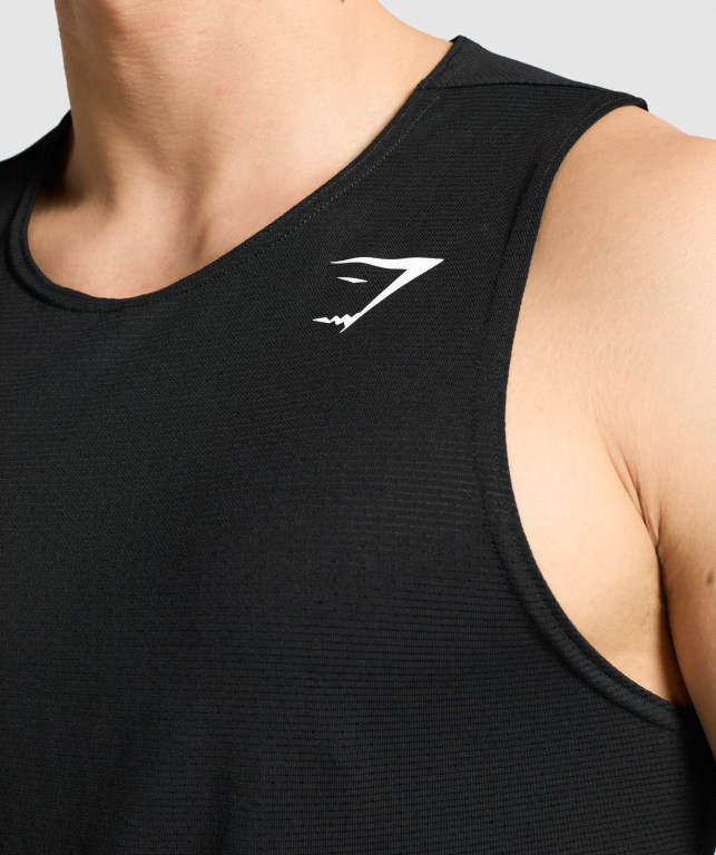 Tank Top Gymshark Arrival Hombre Negros | 5cYtL9Z5Wna