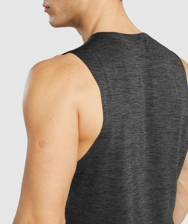 Tank Top Gymshark Arrival Marl Hombre Negros | S7wmP1Ky8iq