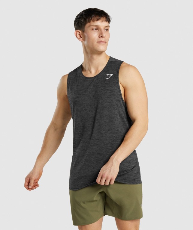 Tank Top Gymshark Arrival Marl Hombre Negros | S7wmP1Ky8iq