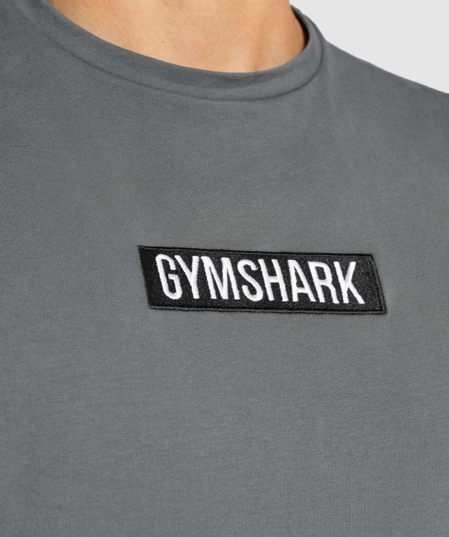 Tank Top Gymshark Central Drop Arm Hombre Grises | lRI9hqR2szN