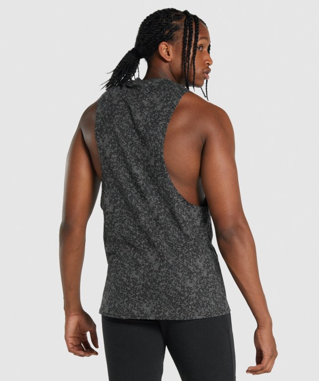 Tank Top Gymshark Critical 2.0 Drop Arm Hombre Grises | Jt7JFCoYBdN