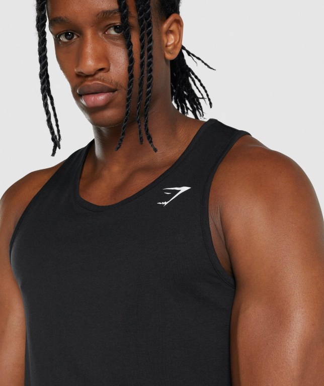 Tank Top Gymshark Critical 2.0 Hombre Negros | H9qHNwnFvth