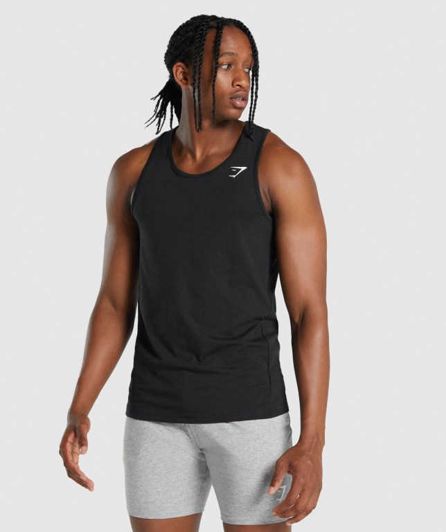 Tank Top Gymshark Critical 2.0 Hombre Negros | H9qHNwnFvth