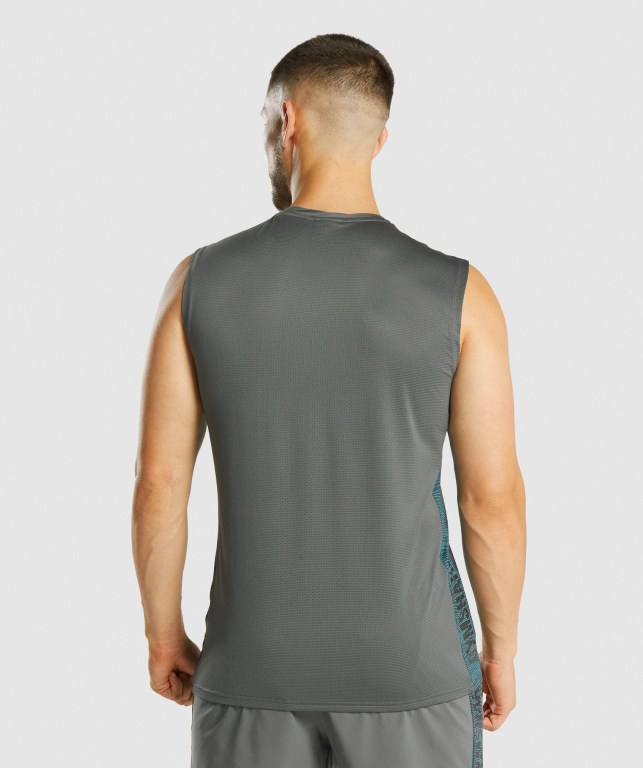 Tank Top Gymshark Deporte Hombre Grises | ftKKk6ypMuc