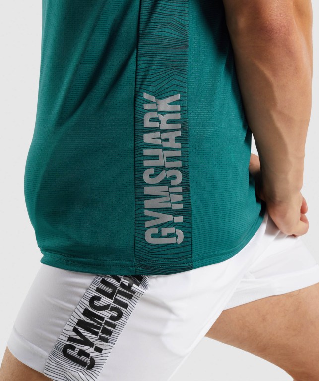 Tank Top Gymshark Deporte Hombre Turquesa | qgbcZW8w5AI