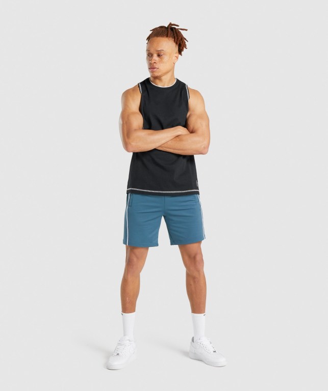 Tank Top Gymshark Recess Hombre Negros | hKgVCYvfumD