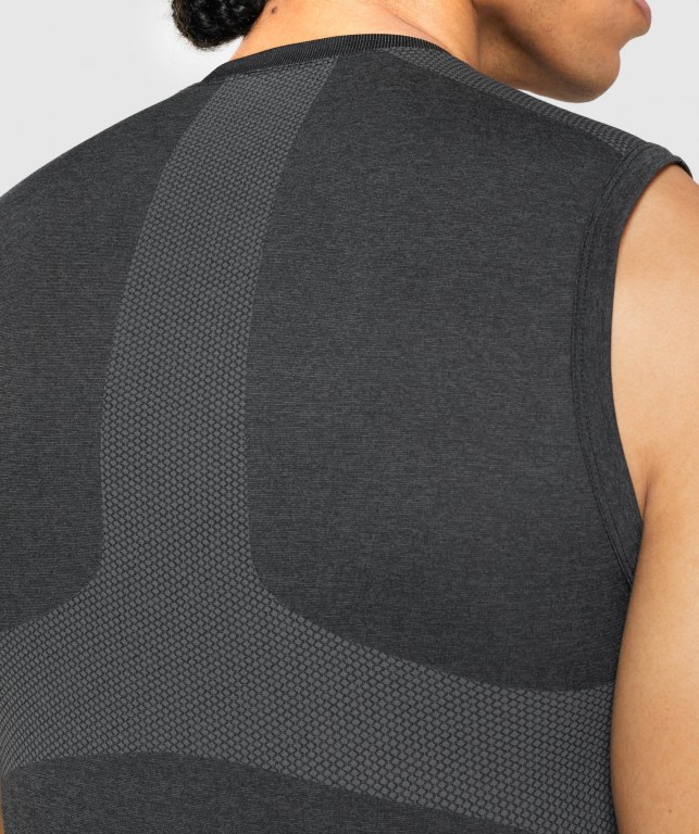 Tank Top Gymshark Regulate Entrenamiento Hombre Negros | ejTQWVcSJJI