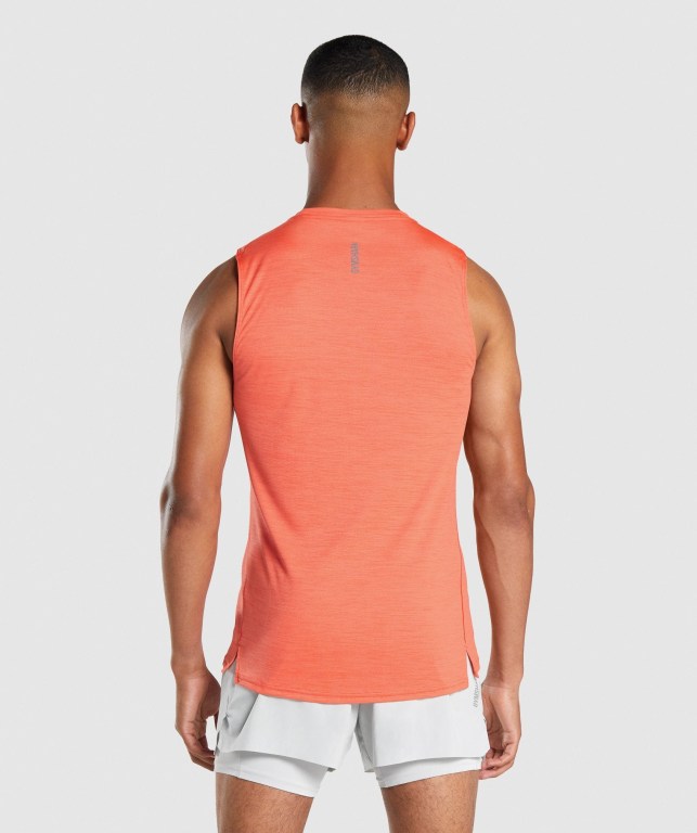 Tank Top Gymshark Speed Hombre Naranjas | 6NFStmBguhW