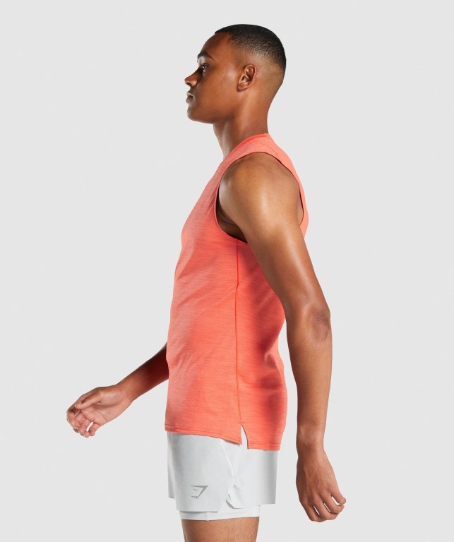 Tank Top Gymshark Speed Hombre Naranjas | 6NFStmBguhW