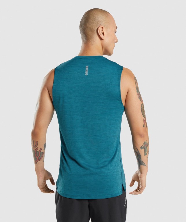 Tank Top Gymshark Speed Hombre Turquesa Turquesa | Q4dGfDoXWxX